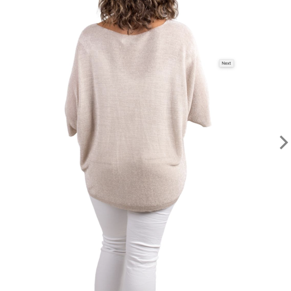 Product image for Shimmer Top – Beige