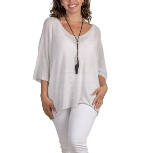Product image for Shimmer Top – White