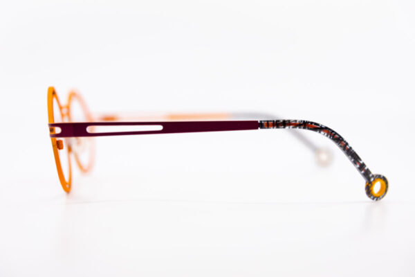 Product image for Matttew Pink & Orange Eyeglass Frames