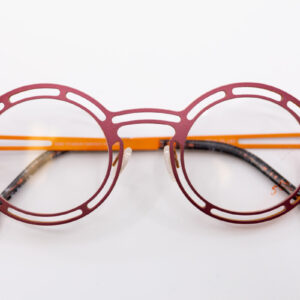 Product image for Matttew Pink & Orange Eyeglass Frames