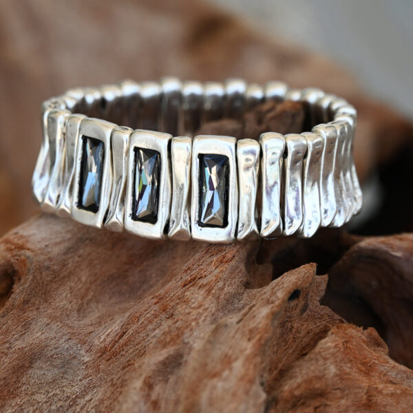 Product image for Smoky Quartz Trio Cuff Bracelet