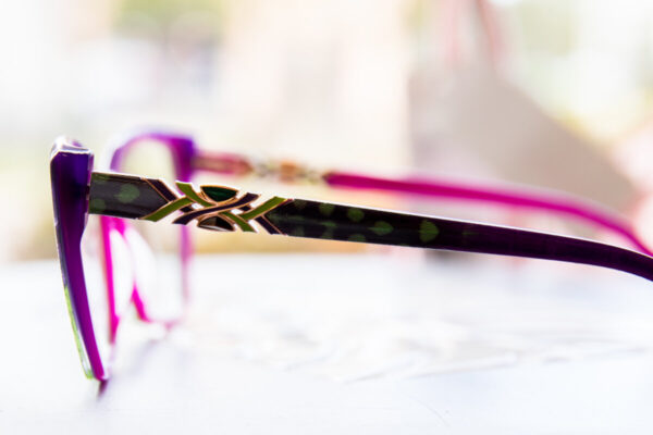 Product image for Purple & Green Coco Song Eyeglass Frames