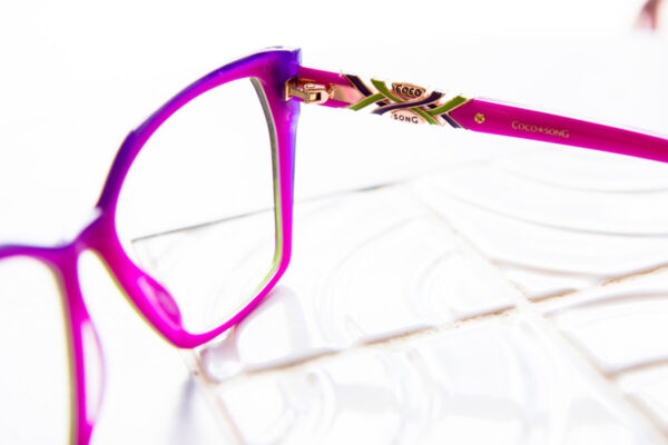 Product image for Purple & Green Coco Song Eyeglass Frames