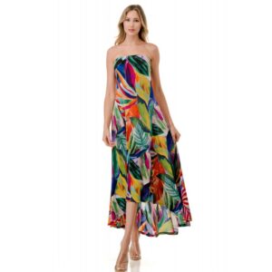 Product image for Tropical Hi/Low Flare Dress