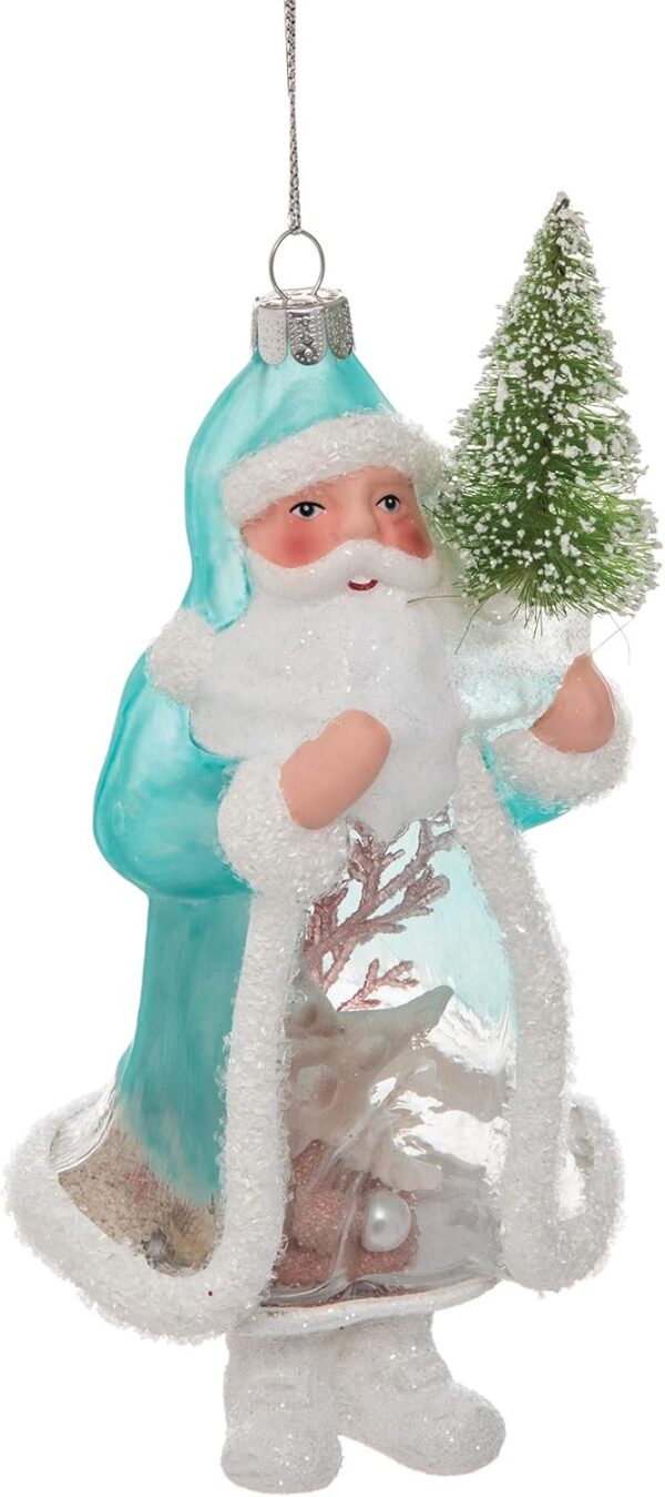 Product image for Coastal Santa Ornament