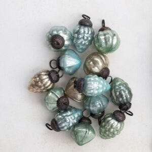 Product image for Mini Mercury Glass Ornaments (10)