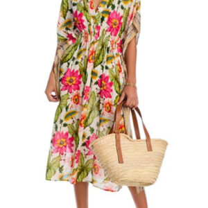 Product image for Tropical Floral Maxi Caftan